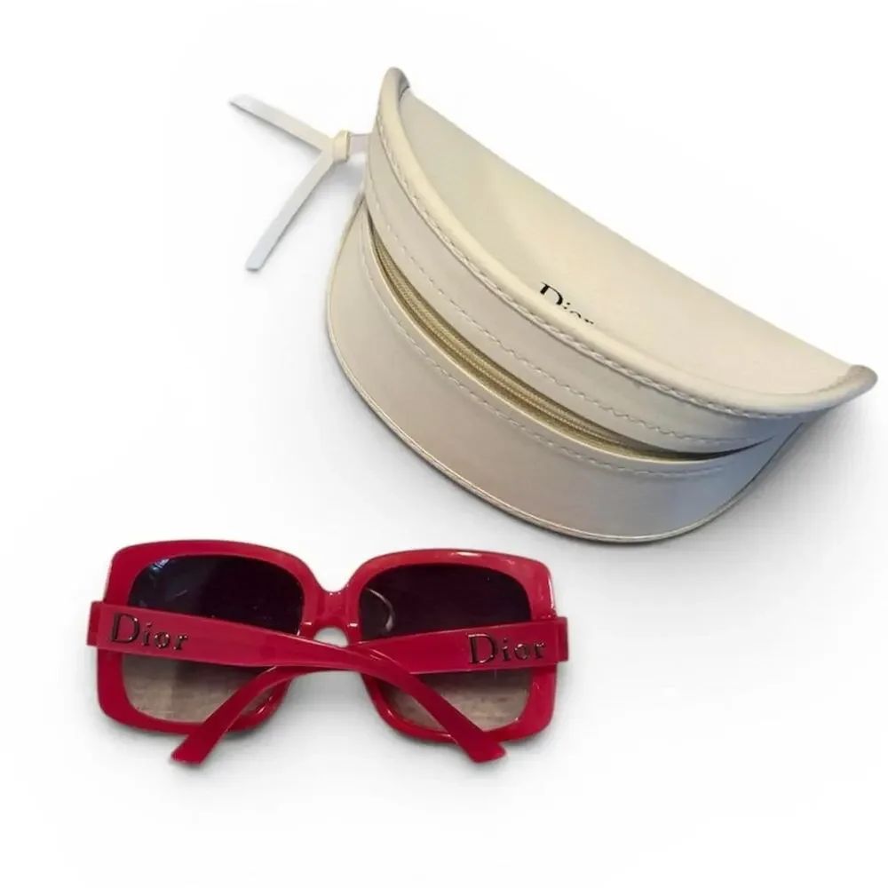 Dior oversized sunglasses with original